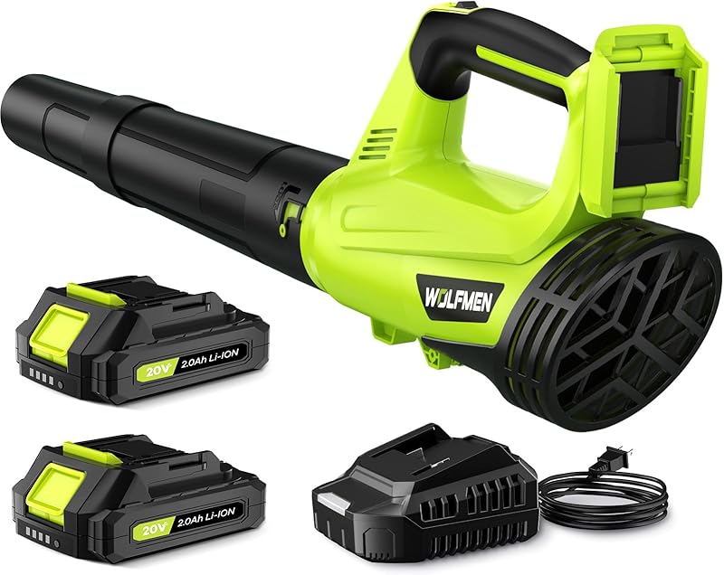 WOLFMEN Electric Cordless Batteries Lightweight Cleaning A-Green